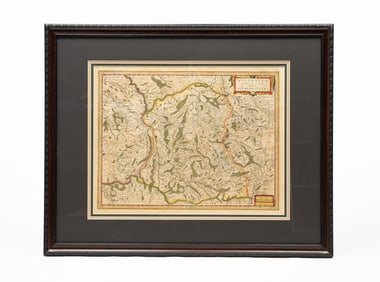 FRENCH 18TH CENTURY MAP OF NIVERNAIS PROVENCE.