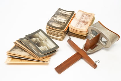 AMERICAN STEREOSCOPE AND VIEW CARDS.
