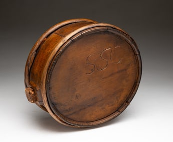 STAVE CONSTRUCTED CANTEEN.