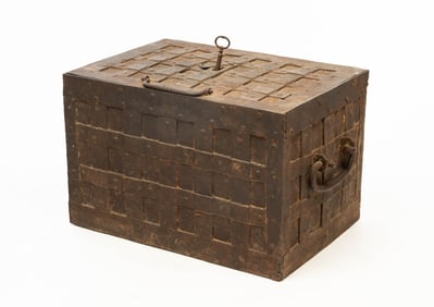 EUROPEAN IRON STRONGBOX.