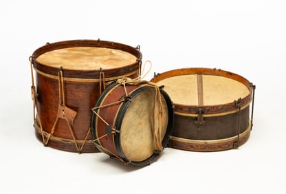 THREE AMERICAN DRUMS.