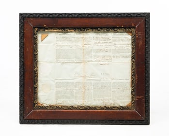 AMERICAN 1809 SHIP MASTERS PASSPORT SIGNED BY JAMES MADISON.