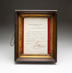 "PERMISSION TO PASS UNMOLESTED THROUGH THE STREETS OF NEW-ORLEANS AFTER 9 O'CLOCK" DOCUMENT ISSUED