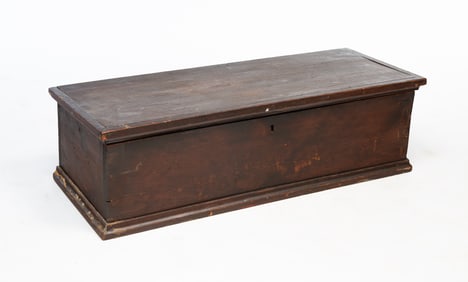AMERICAN POPLAR CARPENTER'S CHEST FILLED WITH SCOTTISH TOOLS.