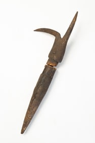 FORGED IRON BOARDING HOOK.