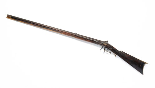SPRINGFIELD, OHIO SLACK TIGER MAPLE FULL STOCK RIFLE.