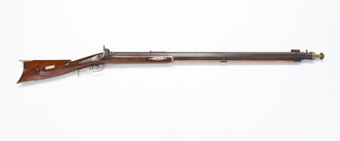 AMERICAN B. KELLER HALF STOCK TARGET RIFLE.