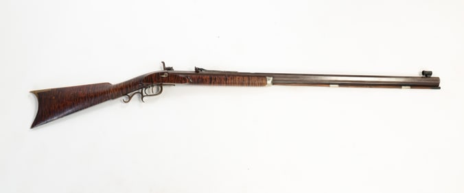 AMERICAN HALF STOCK PERCUSSION RIFLE.