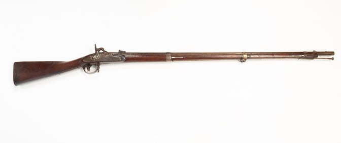 AMERICAN 1827 SPRINGFIELD FULL STOCK MUSKET.