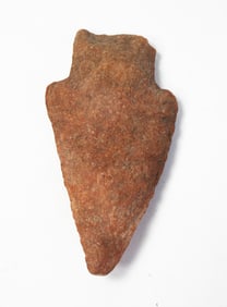 LATE ARCHAIC TO WOODLANDS PERIODS STRAIGHT STEMMED NATIVE AMERICAN ARROWHEAD.