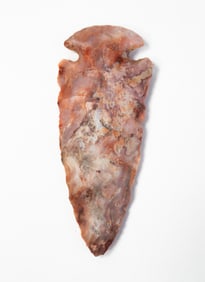 EARLY WOODLAND SIDE NOTCH NATING AMERICAN ARROWHEAD.
