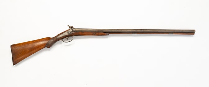EUROPEAN DOUBLE BARREL MUZZLE LOADING SHOTGUN.