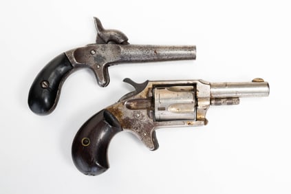 TWO AMERICAN PISTOLS.