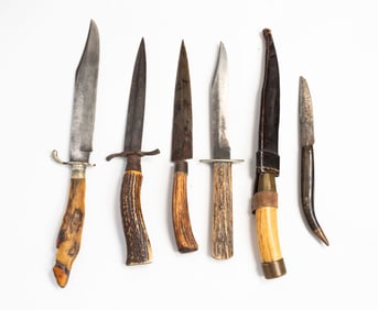 SIX EDGED WEAPONS.