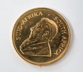 1 OZ 1981 SOUTH AFRICA KRUGERRAND GOLD COIN.