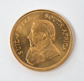 1 OZ 1983 SOUTH AFRICA KRUGERRAND GOLD COIN.