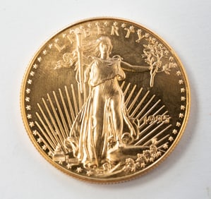 1995 AMERICAN EAGLE 1 OZ. GOLD $50 COIN.