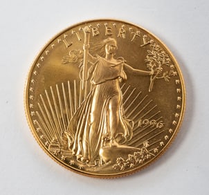 1996 AMERICAN EAGLE 1 OZ. GOLD $50 COIN.