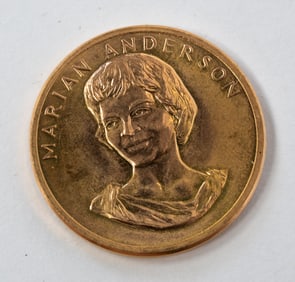 1980 MARIAN ANDERSON 1/2 OZ GOLD COIN.