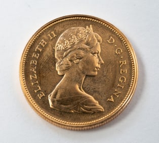1967 CANADIAN ELIZABETH II 20 DOLLAR GOLD COIN.