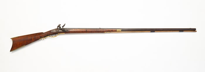 AMERICAN W.N. GRINLEN FLINTLOCK FOWLING PIECE.