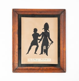 ATTRIBUTED TO AUGUSTE EDOUART (FRENCH, 1788-1861; ACTIVE IN THE U.S. 1839-1849) CUT PAPER