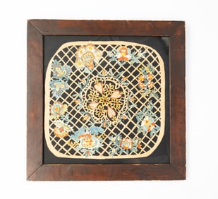 GERMAN SCHERENSCHNITTE OF FLOWERS AND HEARTS, DATED 1822.