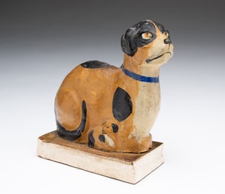 GERMAN DOG AND PUPPY PIPSQUEAK TOY.