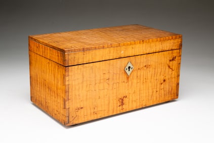 AMERICAN TIGER MAPLE BOX.