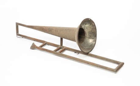 PENNSYLVANIA ANNIVERSARY TIN TROMBONE.