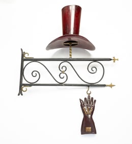 FRENCH HABERDASHERY TRADE SIGN.