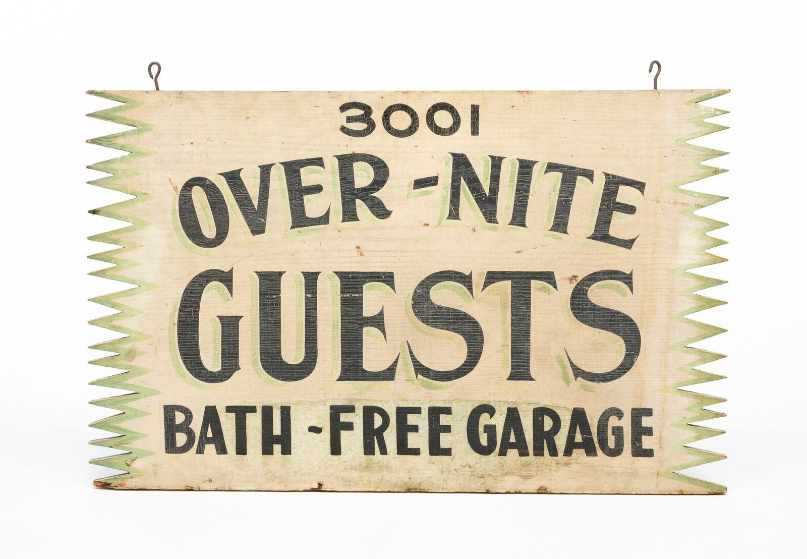 AMERICAN FOLKSY DOUBLE-SIDED INN SIGN. (1 of 4)