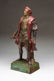 CHRISTOPHER COLUMBUS RUM ADVERTISING FIGURE.