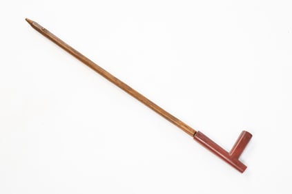 NATIVE AMERICAN CATLINITE PEACE PIPE.