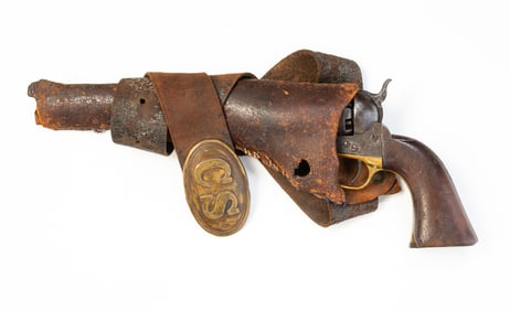 COL. SAMUEL COLT MODEL 1860 .45 CALIBER ARMY PISTOL.