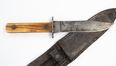 PENNSYLVANIA OR KENTUCKY RIFLEMANS FIXED BLADE KNIFE.