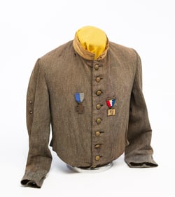 AMERICAN CIVIL WAR CONFEDERATE ENLISTED MAN'S BLOUSE.