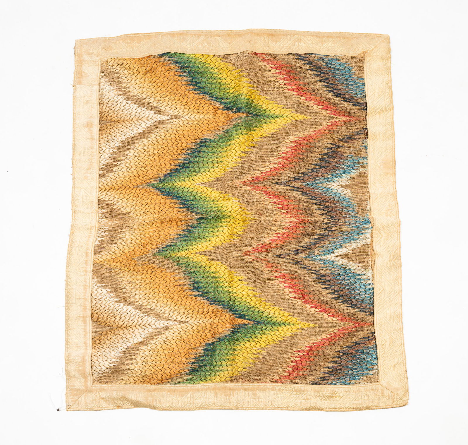 AMERICAN FLAME STITCH PANEL. (1 of 3)