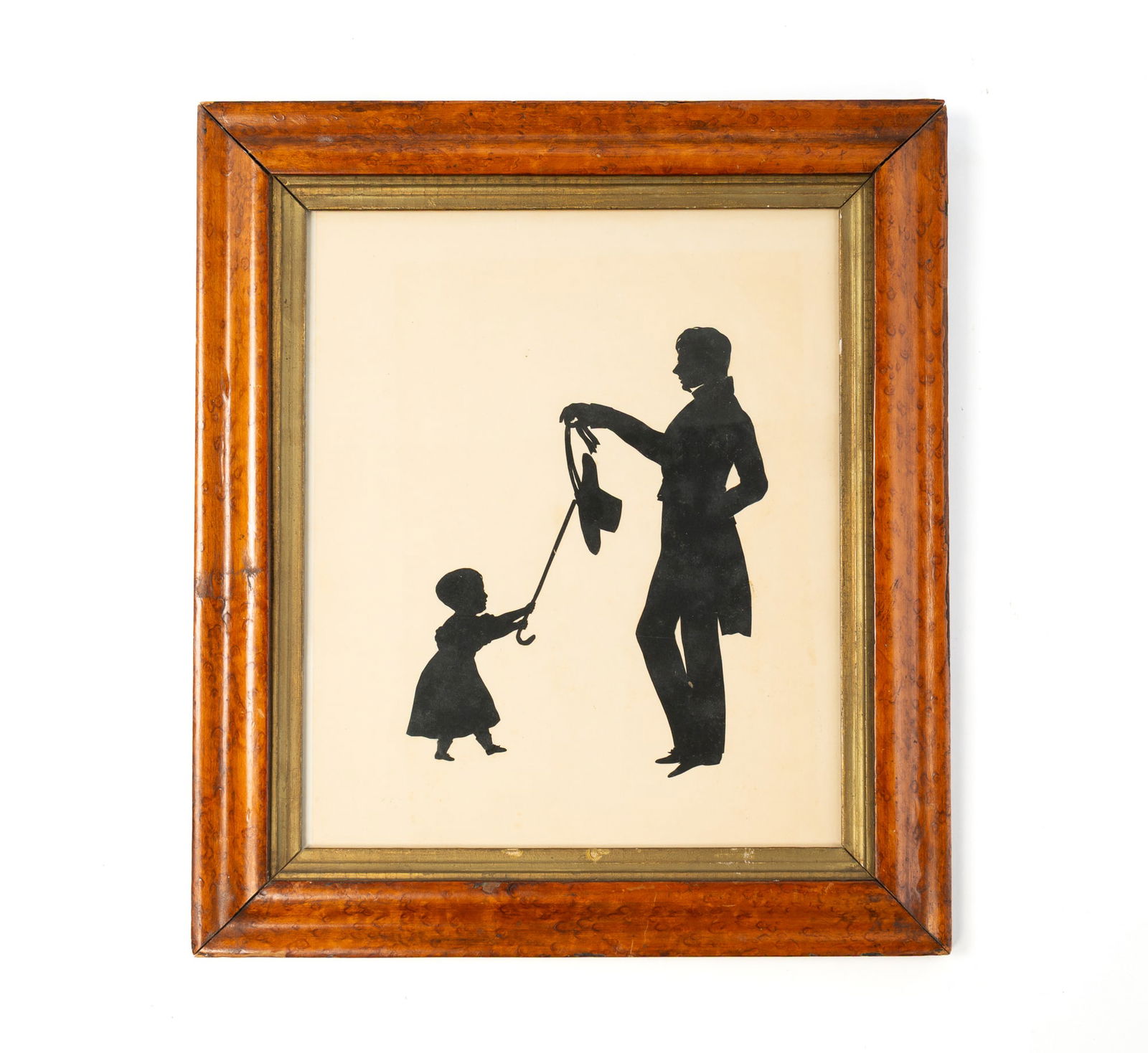 AUGUSTE EDOUART (FRENCH, 1788-1861; ACTIVE IN THE U.S. 1839-1849) CUT PAPER FULL-LENGTH SILHOUETTE P (1 of 7)