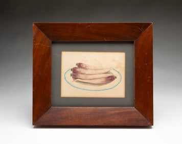 AMERICAN SCHOOL WATERCOLOR ON PAPER THEOREM OF PARSNIPS, DATED 1840.