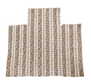 AMERICAN COTTON PIECE WORK QUILT.