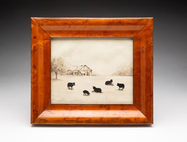 AUGUSTE EDOUART (FRENCH, 1788-1861; ACTIVE IN THE U.S. 1839-1849) AND AMANDA FULK (CONTEMPORARY) CUT