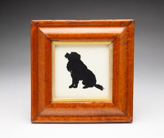 AUGUSTE EDOUART (FRENCH, 1788-1861; ACTIVE IN THE U.S. 1839-1849) CUT PAPER FULL-LENGTH SILHOUETTE