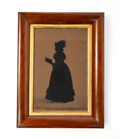 AUGUSTE EDOUART (FRENCH, 1788-1861; ACTIVE IN THE U.S. 1839-1849) CUT PAPER AND WATERCOLOR