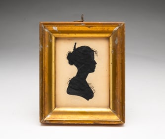 WILLIAM BACHE (ENGLISH, 1771-1845; LIVED AND WORKED IN THE U.S.) PATENT HOLLOW-CUT AND INK