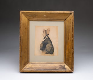 ROBERT HUMPHREYS (ENGLISH, 19TH CENTURY) WATERCOLOR PORTRAIT OF ELLEN JONES.