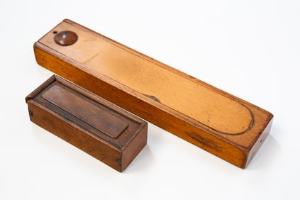 TWO BOXED BONE SPILLIKINS SETS.