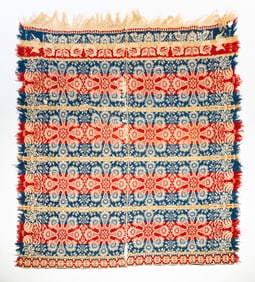 AMERICAN JACQUARD SUMMER WINTER COVERLET.