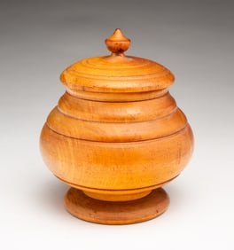 PEASEWARE LIDDED CONTAINER, DATED 1858.