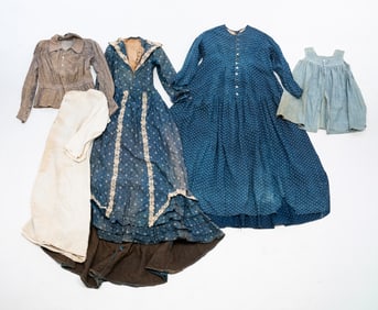 FIVE ARTICLES OF WOMEN'S CLOTHING.
